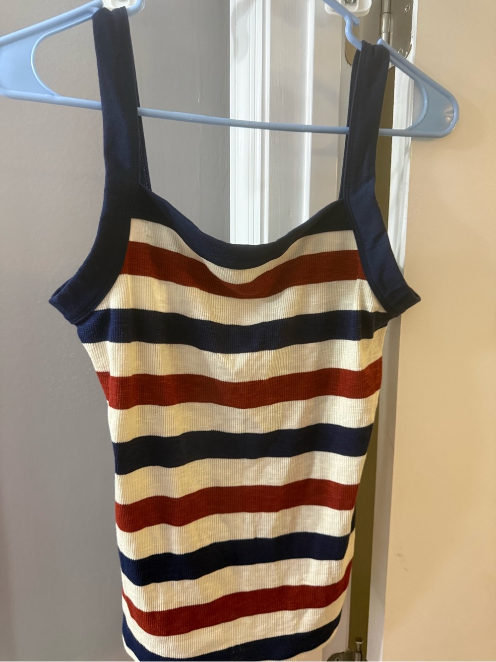 GAP Navy, Red & Cream Striped Kids One-Piece Tank